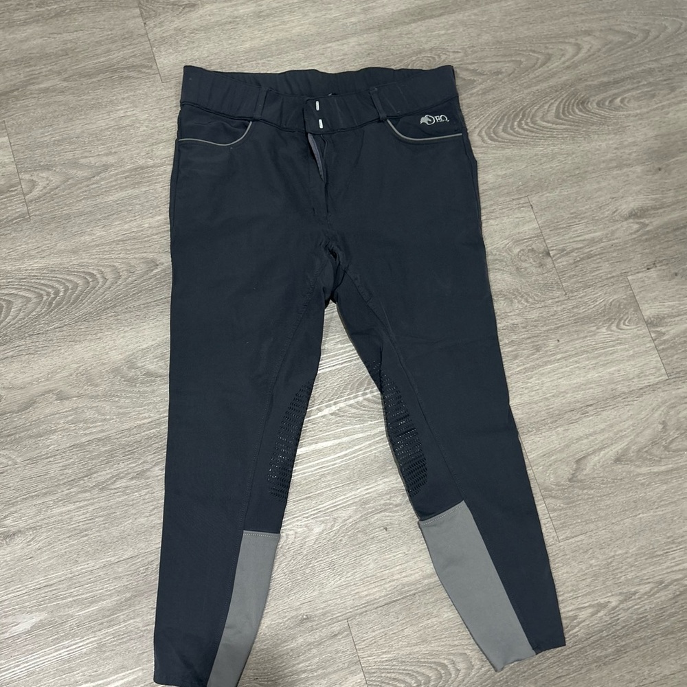 Women's Black and Gray Riding Pants